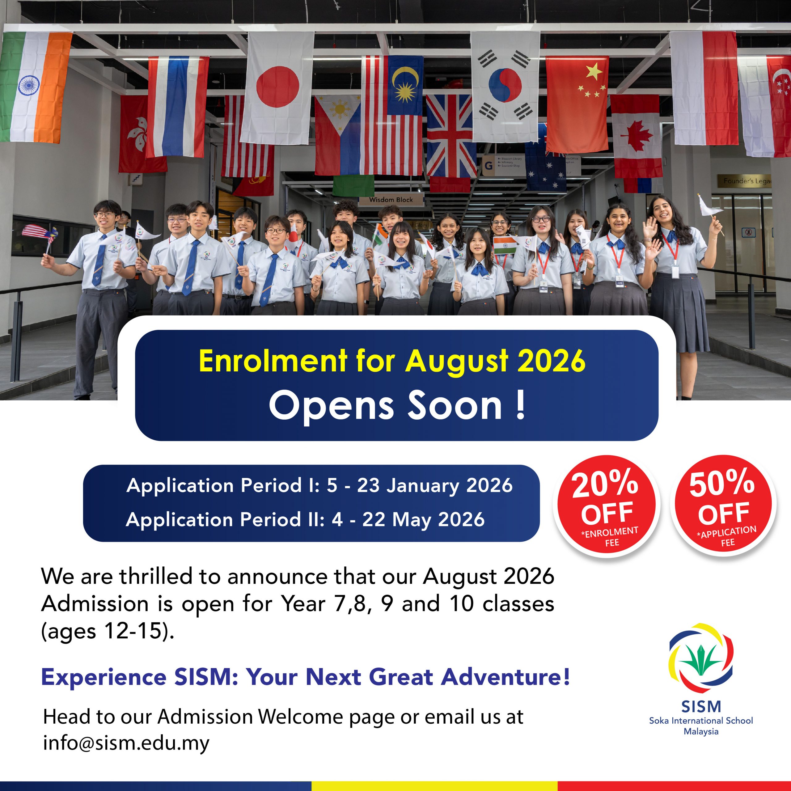 Enrolment for August 2026 Opens Soon !